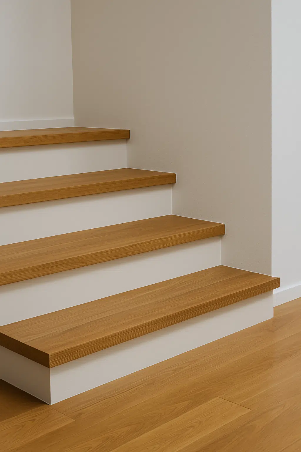 חיפוי מדרגות מפרקט עץ